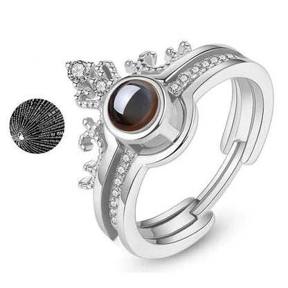 Anillo Te amo 100 idiomas +CajaRegalo
