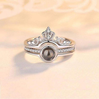 Anillo Te amo 100 idiomas +CajaRegalo