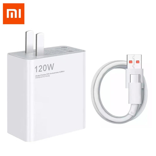 Cargador Tipo C Xiaomi Carga Rápida 120W