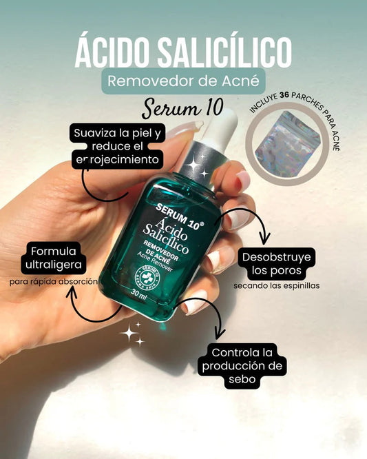 SERUM 10 ÁCIDO SALICÍLICO ANTI-ACNÉ